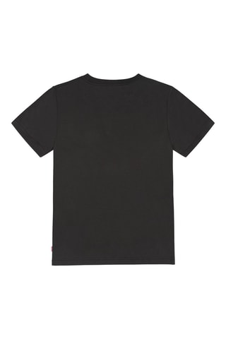 T-shirt en coton biologique - Blanc, noir et rouge