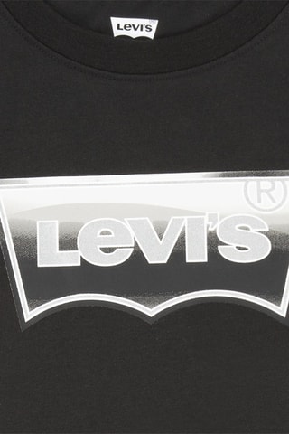 T-shirt en coton biologique - Blanc, noir et rouge