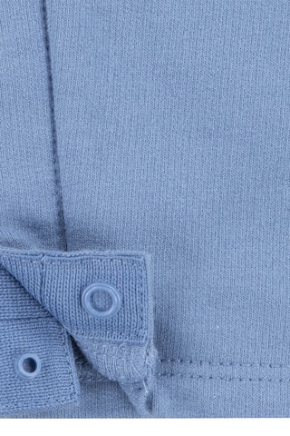 Grenouillère en coton biologique - Bleu