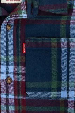 Chemise - Bleu et rouge