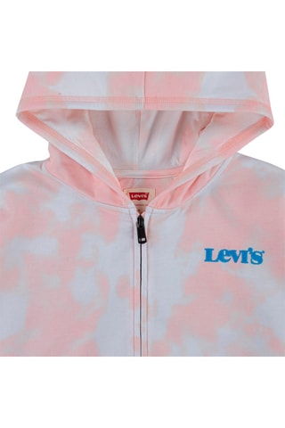 Sweat à capuche - Bleu et rose
