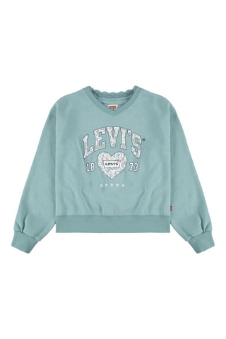 Sweat en coton biologique - Bleu
