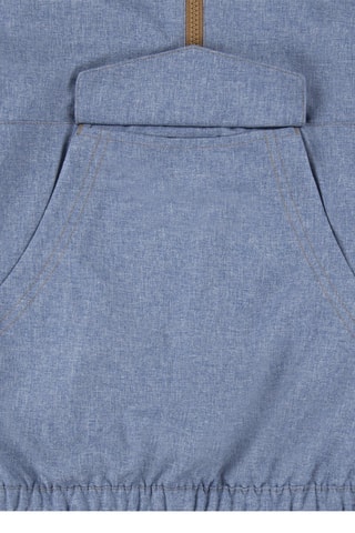 Blouson à capuche - Bleu