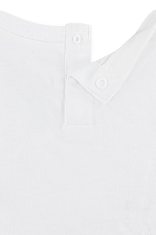 T-shirt et short en jean - Blanc et bleu