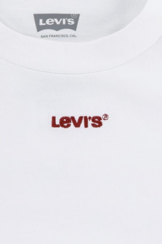 T-shirt en coton biologique - Blanc et rouge
