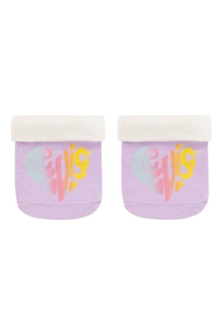Body et chaussettes - Bleu, jaune, violet et rose