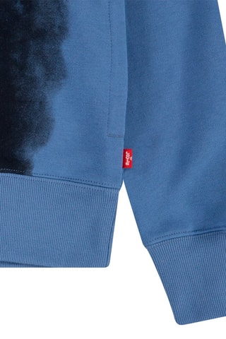 Sweat à capuche - Noir et bleu