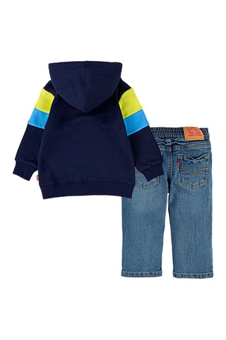 Sweat et jean - Bleu
