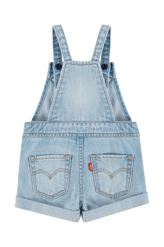 Salopette-short en jean - Bleu