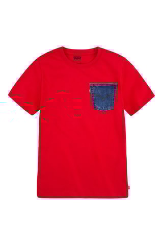 T-shirt - Rouge et gris