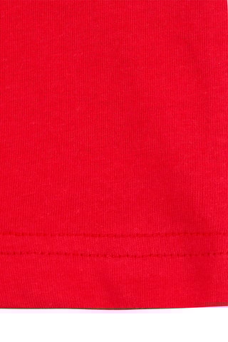 T-shirt - Rouge et gris