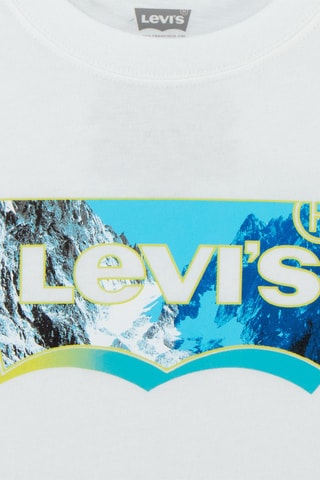 T-shirt - Blanc, bleu et jaune