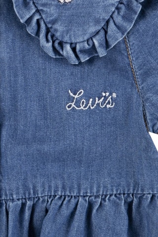 Robe et bloomer en jean - Rouge et bleu