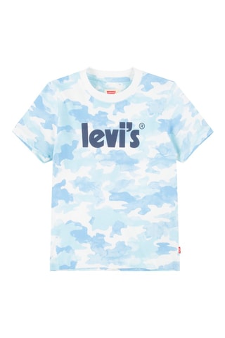 T-shirt - Blanc, rouge et bleu