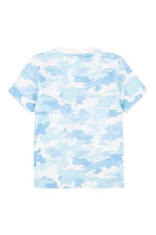 T-shirt - Blanc, rouge et bleu