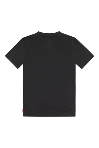 T-shirt en coton biologique - Noir, bleu et jaune