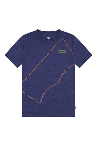 T-shirt en coton biologique - Rouge, bleu, vert et orange