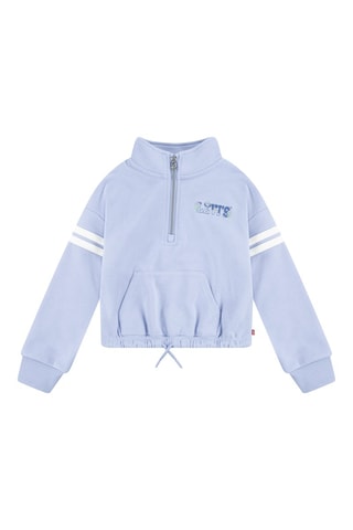 Sweat zippé - Bleu
