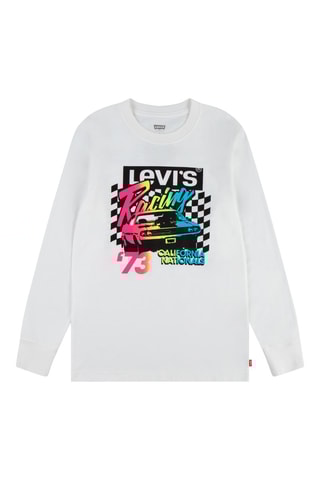 T-shirt - Blanc, noir, jaune et rose