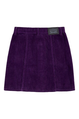 Jupe en velours côtelé - Violet