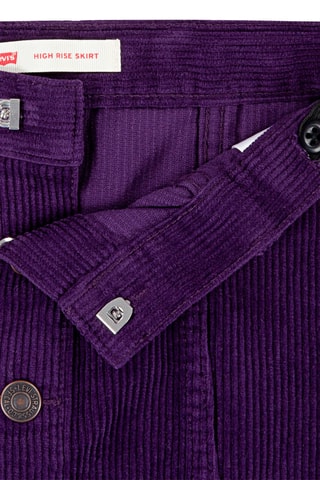Jupe en velours côtelé - Violet