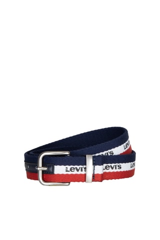 Ceinture - Blanc, noir, rouge et bleu