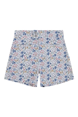 Short - Blanc et bleu