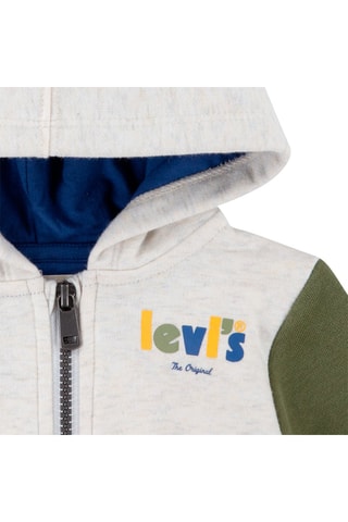 Sweat à capuche et jogging - Beige, bleu, vert et jaune