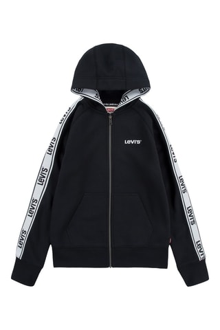 Sweat à capuche - Blanc et noir