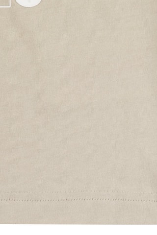 T-shirt en coton biologique - Beige