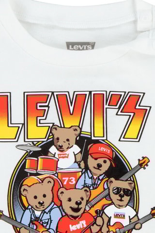 T-shirt - Blanc, rouge, bleu et jaune