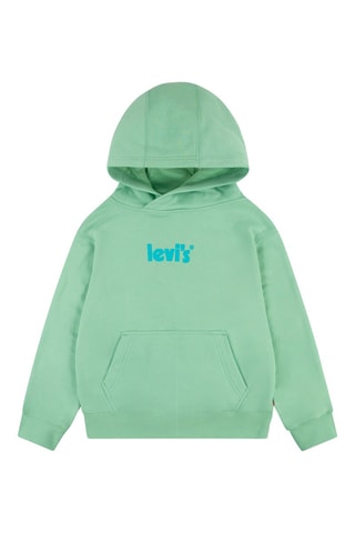 Sweat à capuche - Blanc, rouge, bleu et vert