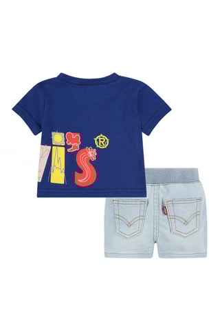 T-shirt et short - Bleu