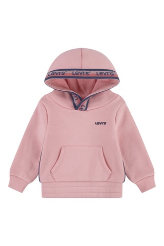 Sweat à capuche - Bleu et rose