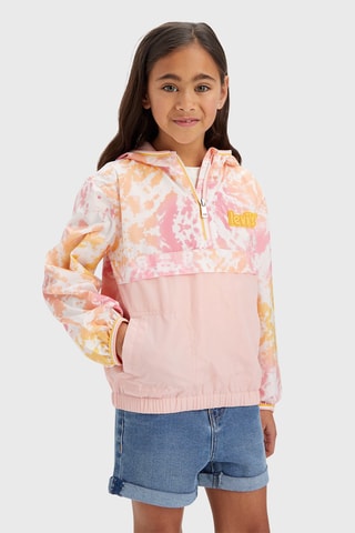 Sweat à capuche - Jaune et rose