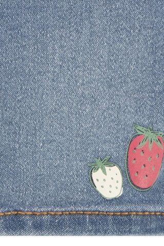 T-shirt et short en jean - Bleu et jaune