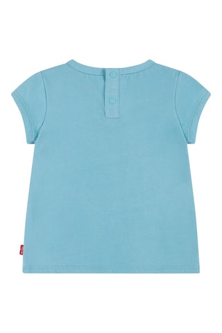 T-shirt - Bleu, orange et rose