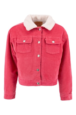 Veste en velours - Rouge