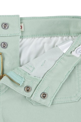 Short en jean - Vert