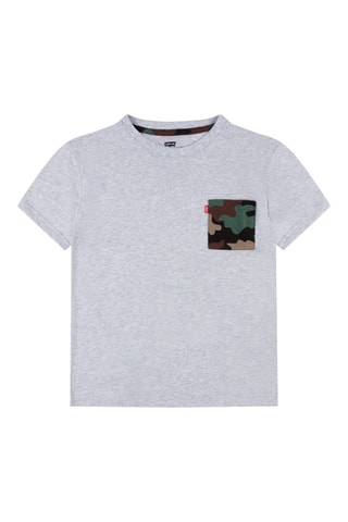 T-shirt - Noir, vert, marron et gris