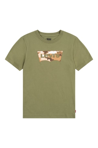 T-shirt - Blanc, rouge, vert et marron
