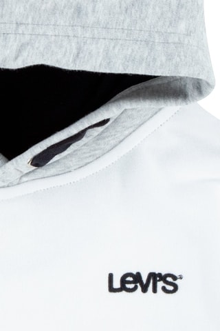 Sweat à capuche - Blanc, noir et gris