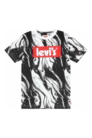 T-shirt - Blanc, noir et rouge