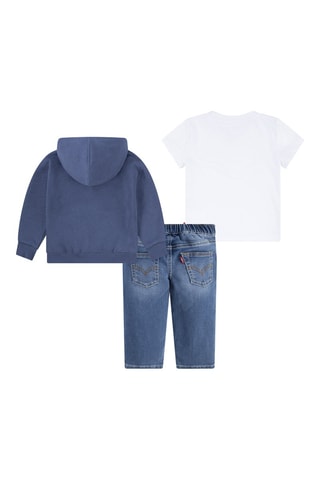 Ensemble 3 pièces - Blanc et bleu