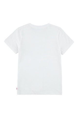 T-shirt - Blanc, noir, bleu et jaune