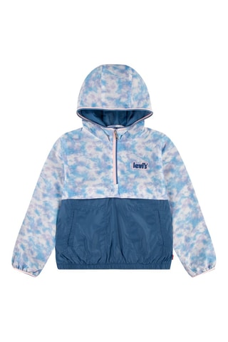Sweat à capuche - Bleu et vert