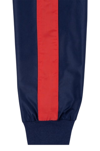 Coupe-vent à capuche - Blanc, rouge et bleu