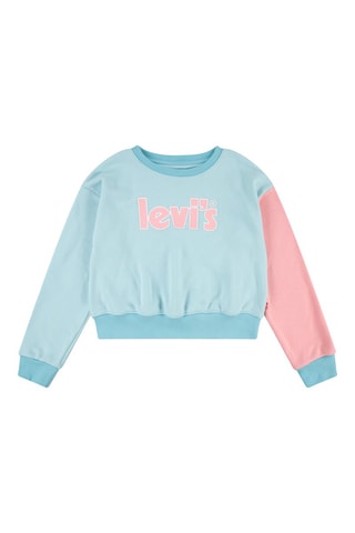 Sweat - Blanc, rouge, bleu et rose