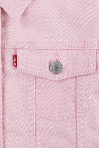 Veste en jean - Noir et rose