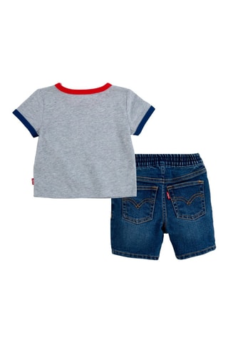 T-shirt et short - Bleu et gris
